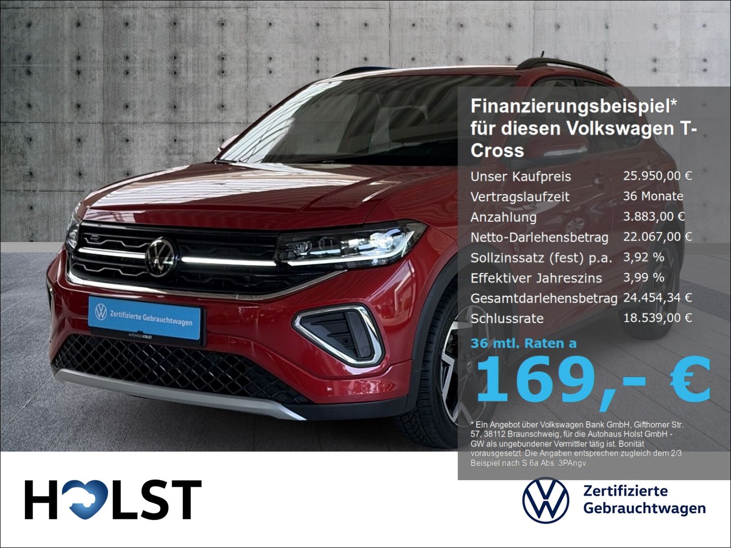 Volkswagen T-Cross 1.0TSI R-Line MatrixLED AHK GJR ACC NAVI foto 1