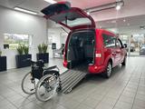 Volkswagen Caddy Maxi 1.9 TDI Behindertengerecht-Rampe - rote Volkswagen Caddy Maxi