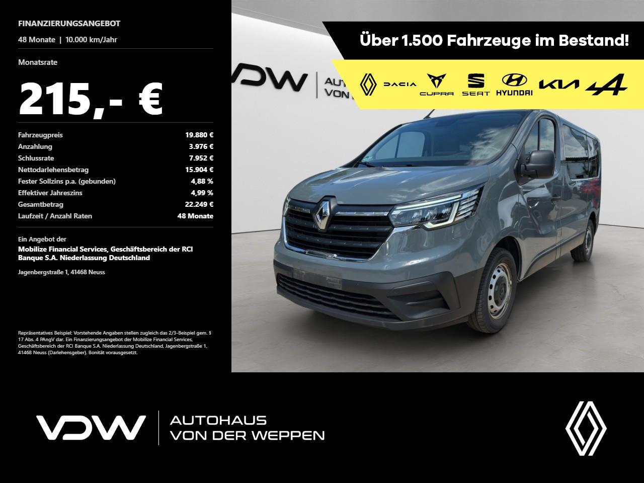Renault Trafic Kasten L1H1 3,0t Komfort AUTOMATIK!