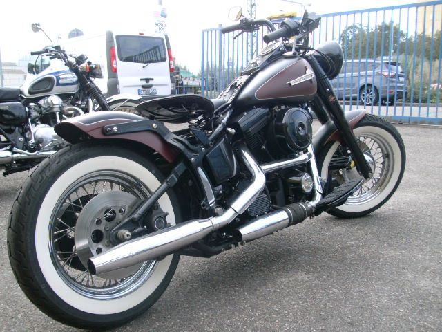 Harley-Davidson FXST Softail Evo 1338 Bobber Umbau Custom Unika