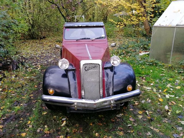 Citroën 2CV 6, Steam Punk Ente, rostfrei