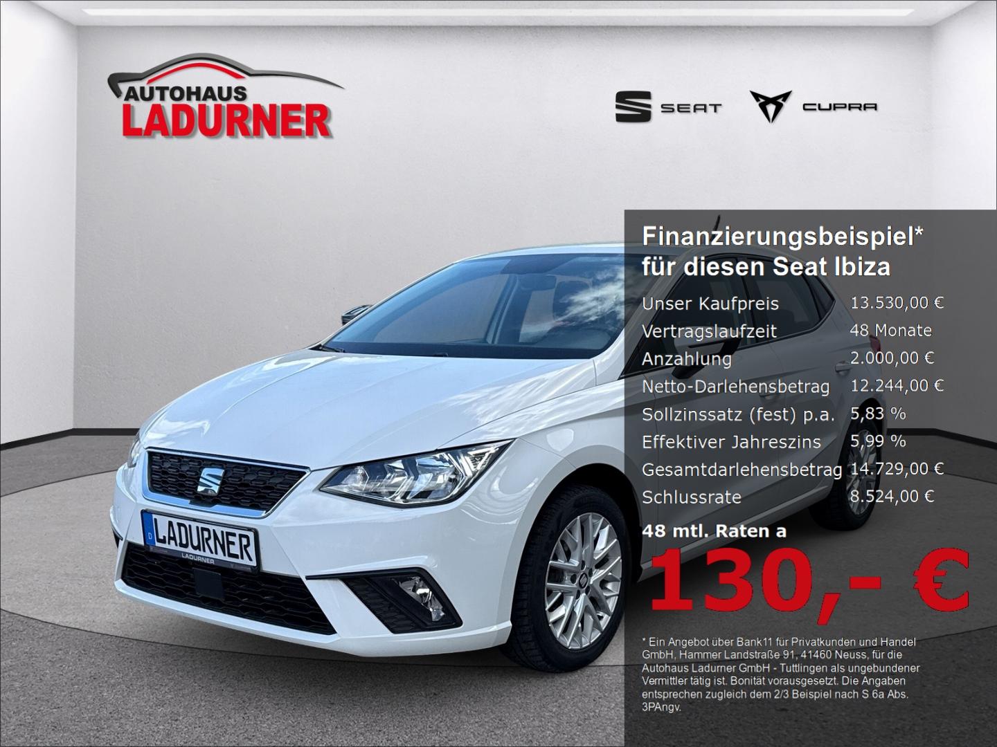 Seat Ibiza Style 1.0 TSI *Navi/PDC/FullLink/DAB/GRA*