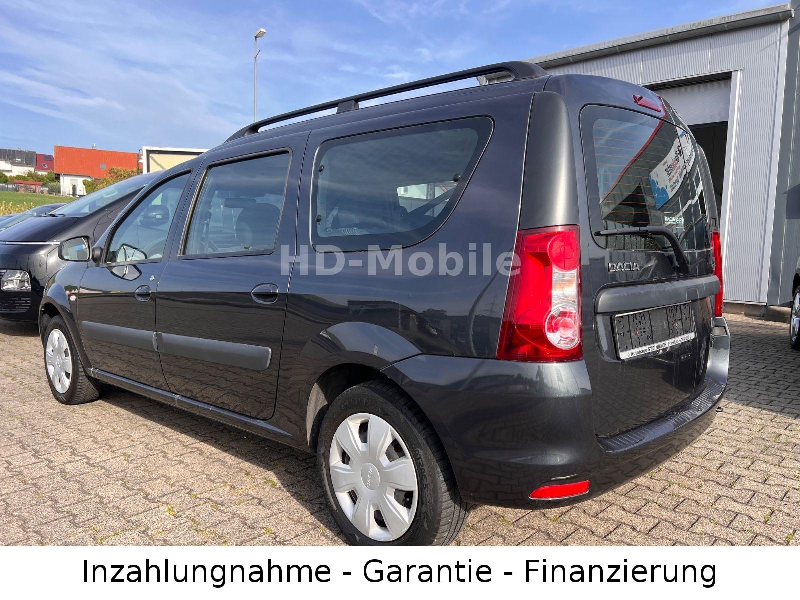 Dacia Logan 2009 — engine 1.598 cm³, 105 HP (77kW)
