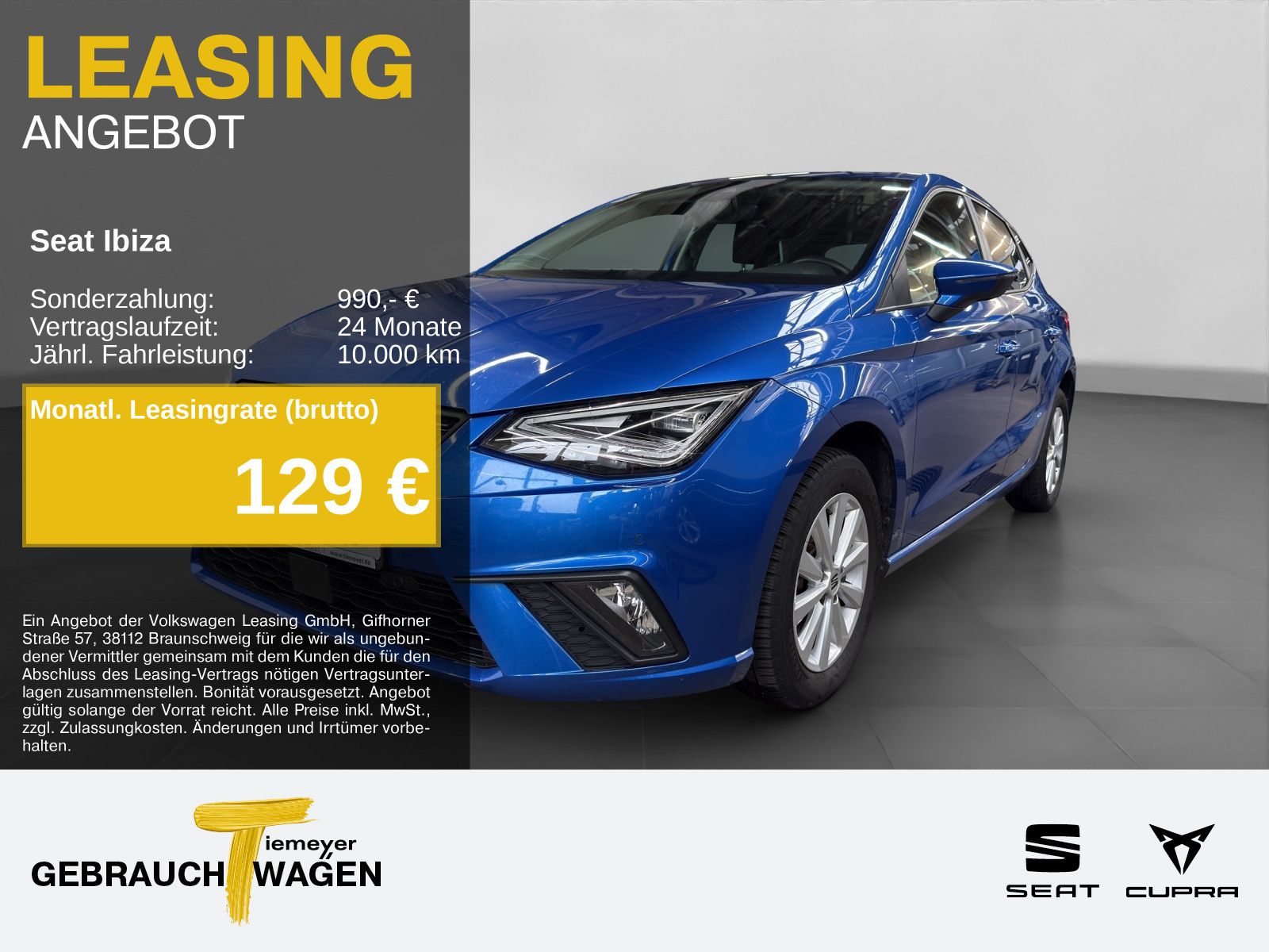 Seat Ibiza 1.0 TSI STYLE NAVI ACC PDC+ SHZ GJR