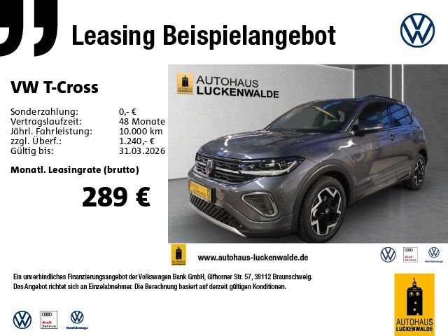 T-Cross 1.0 TSI R-Line DSG *R-CAM*App-Connect*