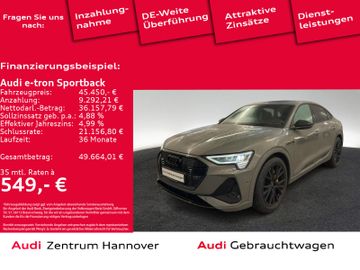 Audi Leasingangebot: Audi e-tron Sportback 55 quattro S line