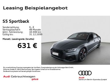 Audi Leasingangebot: Audi S5 Sportback *PANO*MATRIX*Comp+*AHK*HuD*360°*