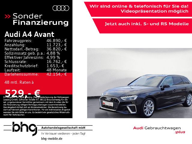 Audi A4 Avant 40TDI S tronic S line AHK Navi connect