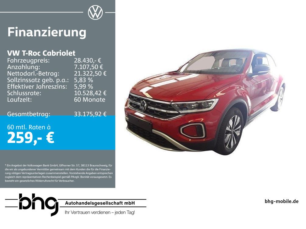 T-Roc Cabriolet 1.5 TSI DSG GOAL