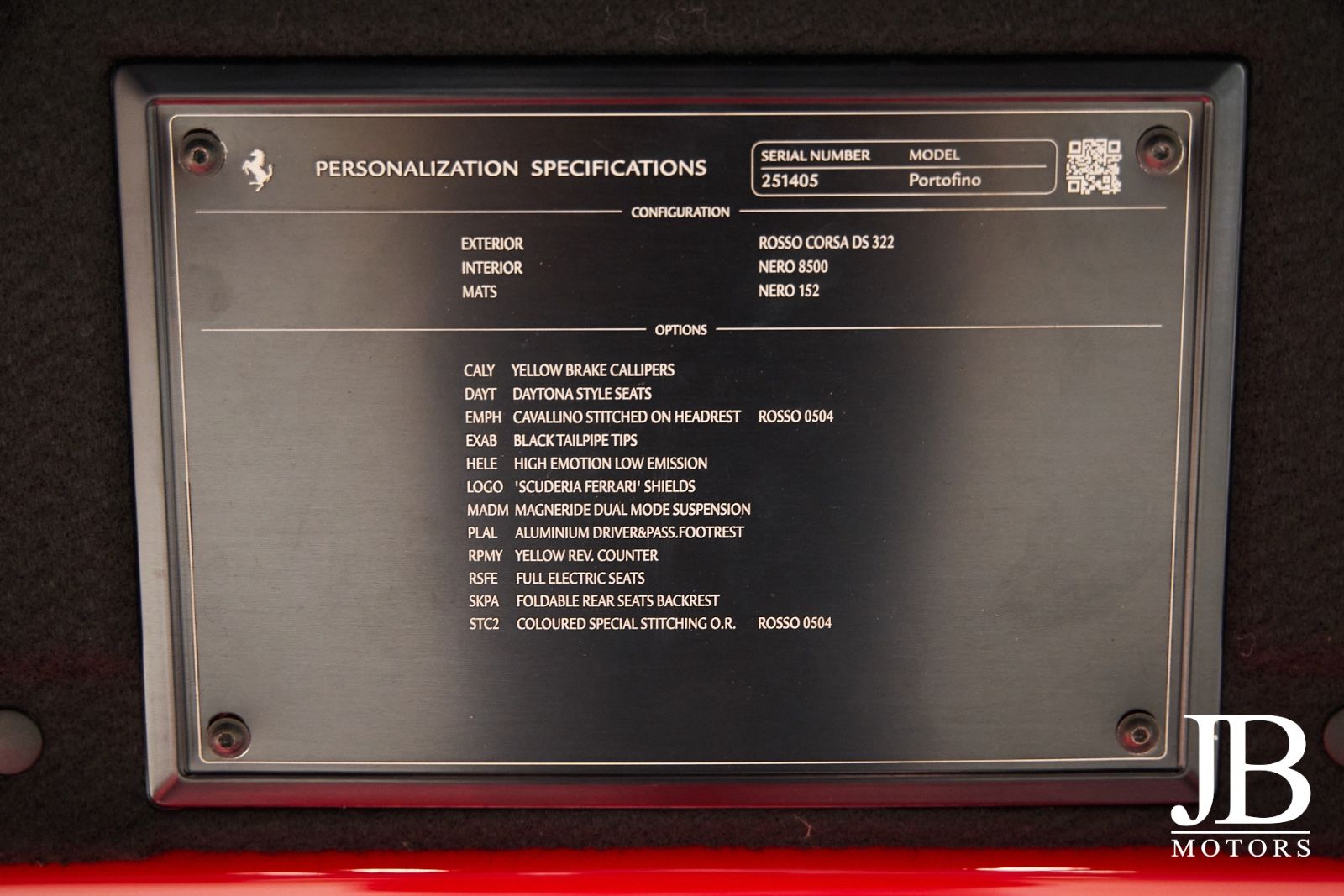Fahrzeugabbildung Ferrari Portofino Daytona Magneride Scuderia Shields