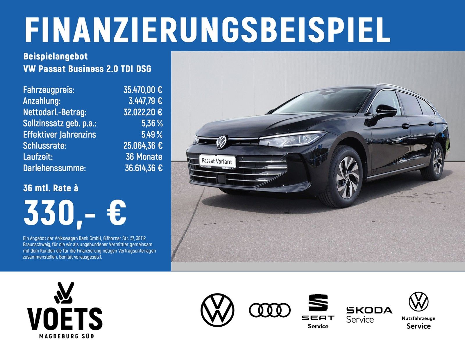 VW Passat Business 2.0 TDI DSG AHK+Matrix-LED