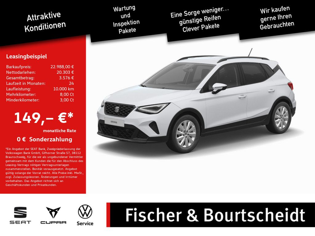 Seat Arona 1.0 TSI Style KAMERA NAVI ACC FACEL. LED