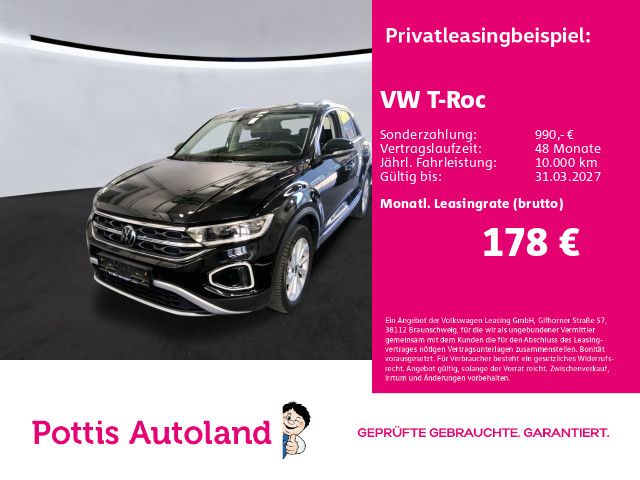 Volkswagen T-Roc 1.5 TSI DSG STYLE AHK NAVI SITZHZG PDC