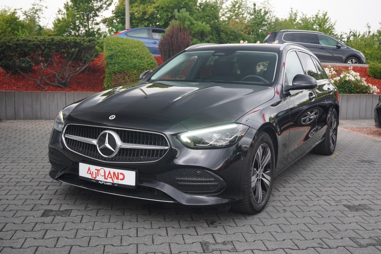 Mercedes-Benz C-Class C200 d T Avantgarde 9G-Tronic LED Navi Teilleder, миниатюра 2