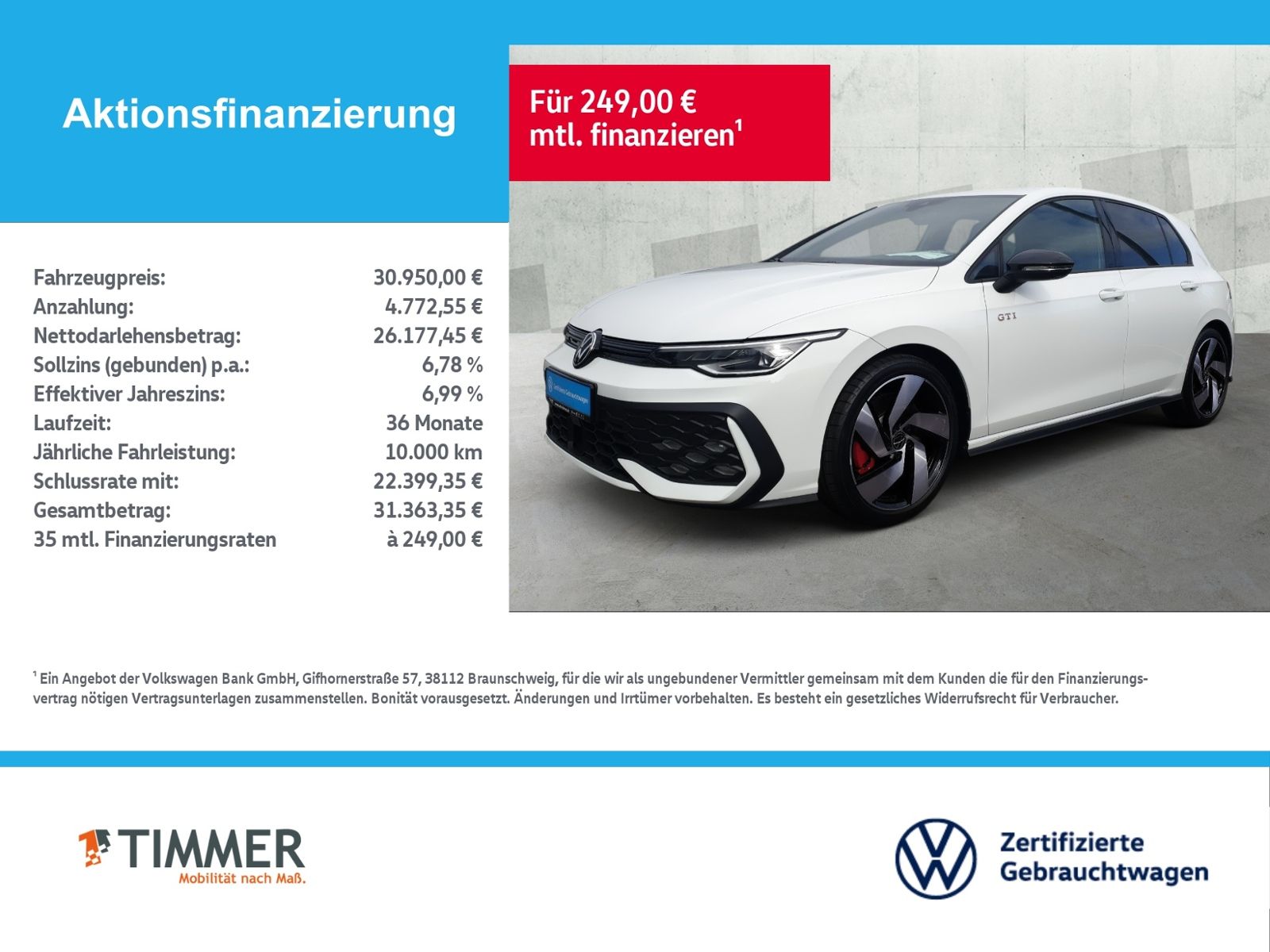 Volkswagen Golf VIII GTI 2.0 l TSI OPF DSG HUD LED KEYLESS foto 2