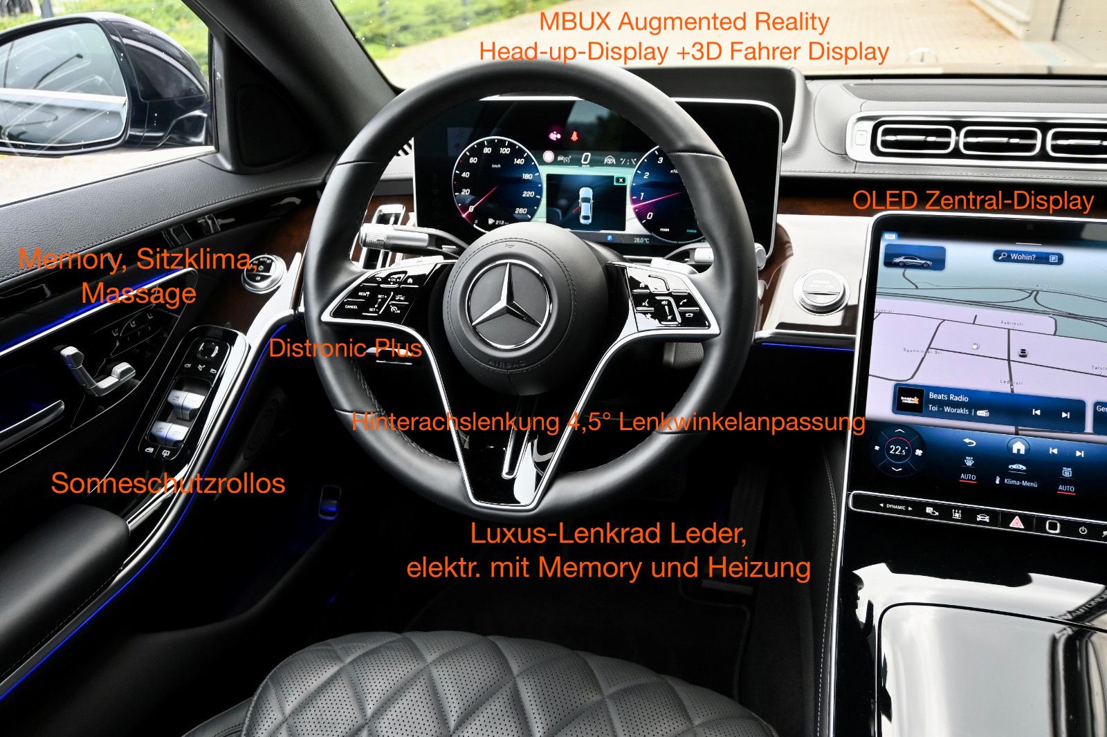 Fahrzeugabbildung Mercedes-Benz S 580 4MAT. Lang °UVP 182.749€°FOND-TV°STANDHEIZ