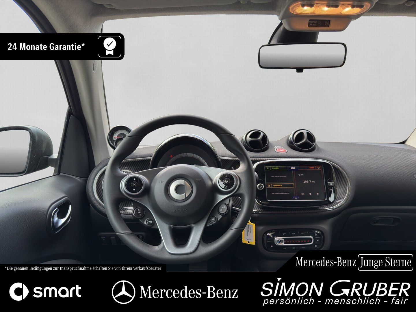 Fahrzeugabbildung Smart Smart fortwo EQ Prime Premium Leder Carbon