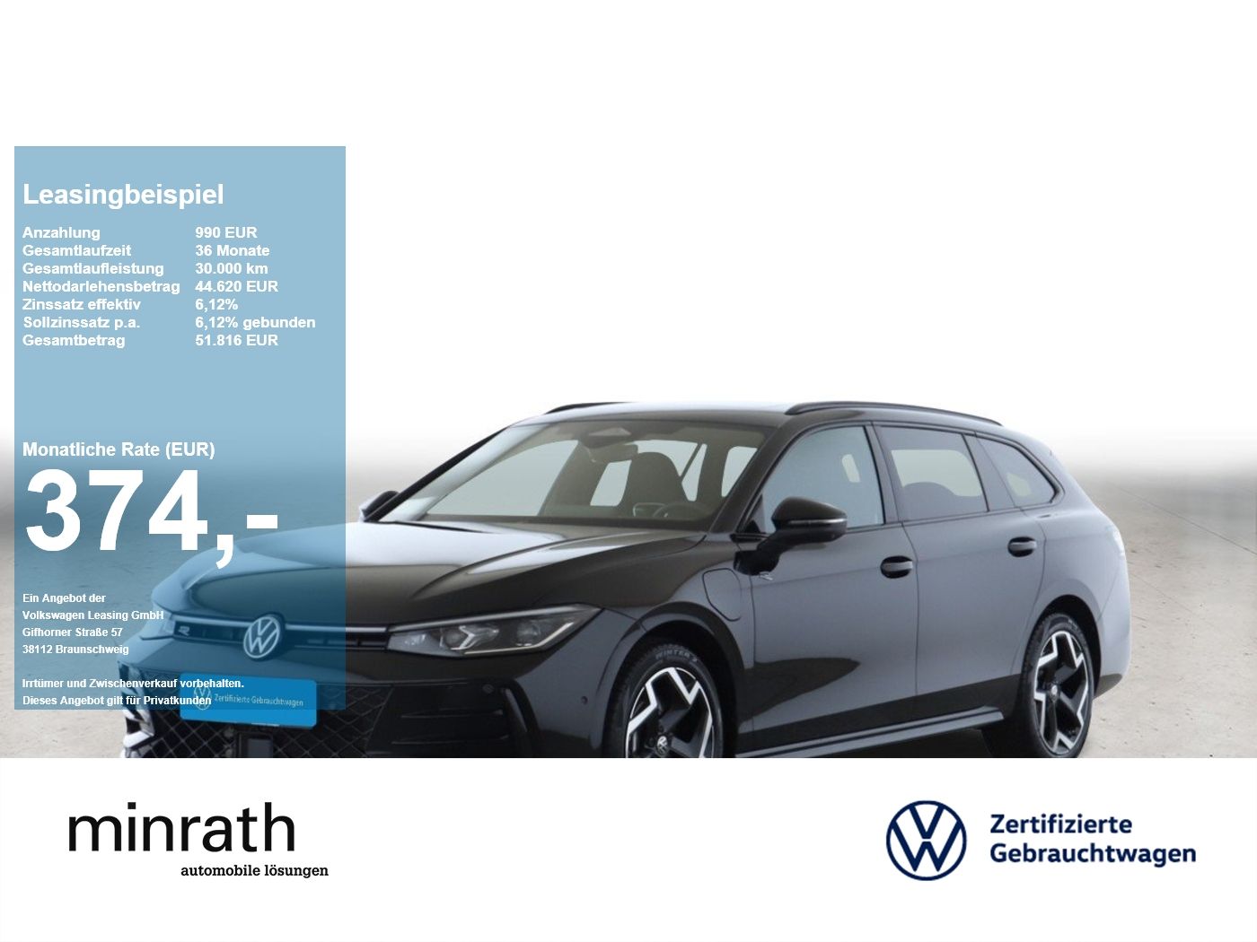 VW Passat R-Line BLACK STYLE 1.5 eHybrid DSG CCS+36