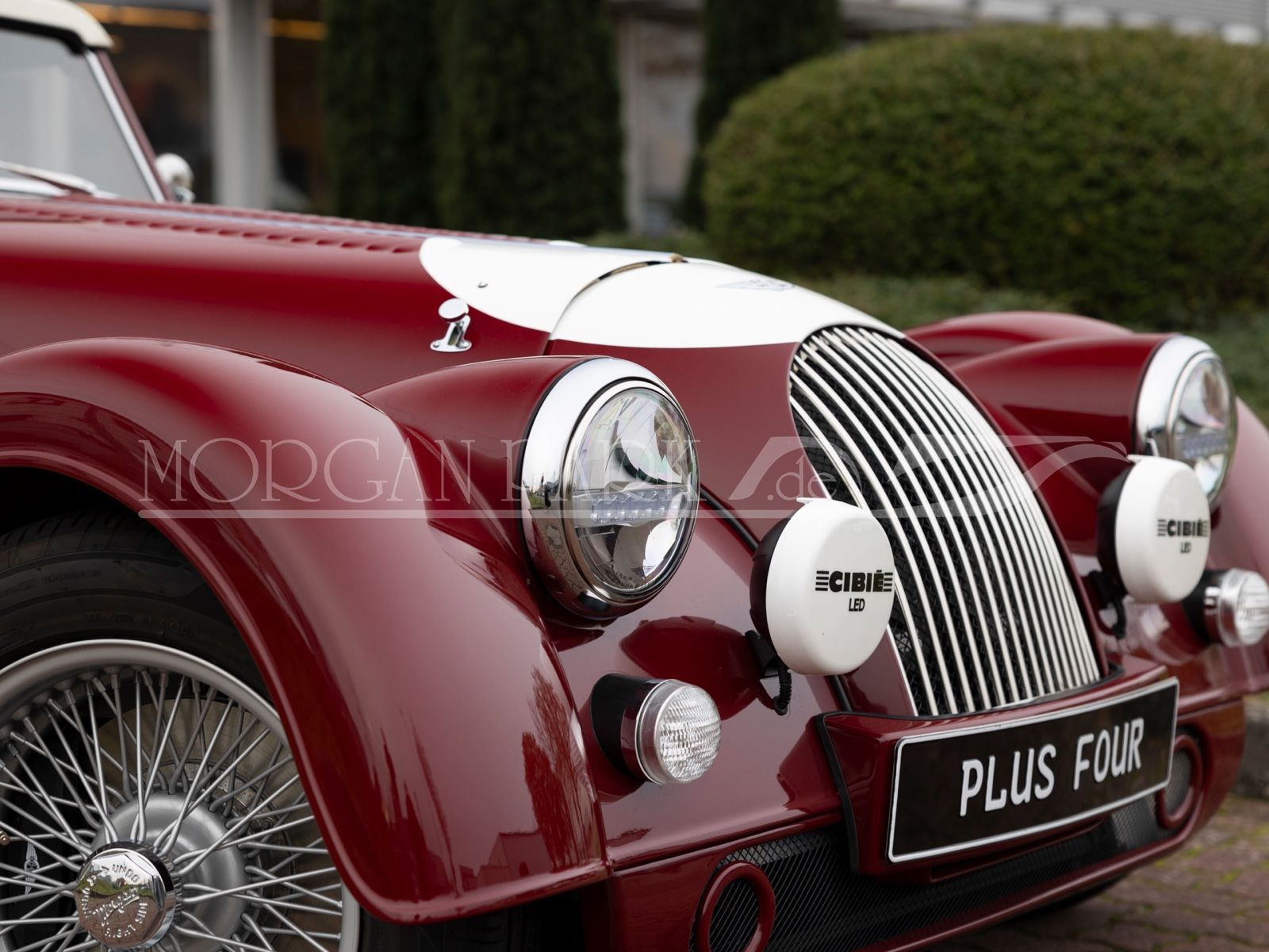 Fahrzeugabbildung Morgan Plus Four Sondermodell LM62 *rot Nr. 30/62*