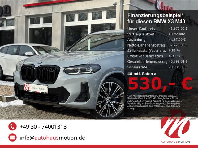 BMW X3 M40 d Navi Kamera Sportabgasanlage  Memory Si