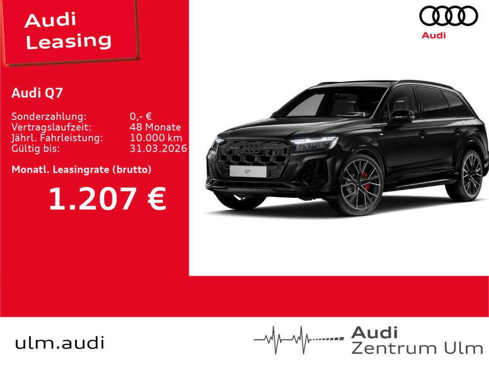 Audi Q7 S -Line Black TFSI e qu 22 AHK B&O HuD PANO