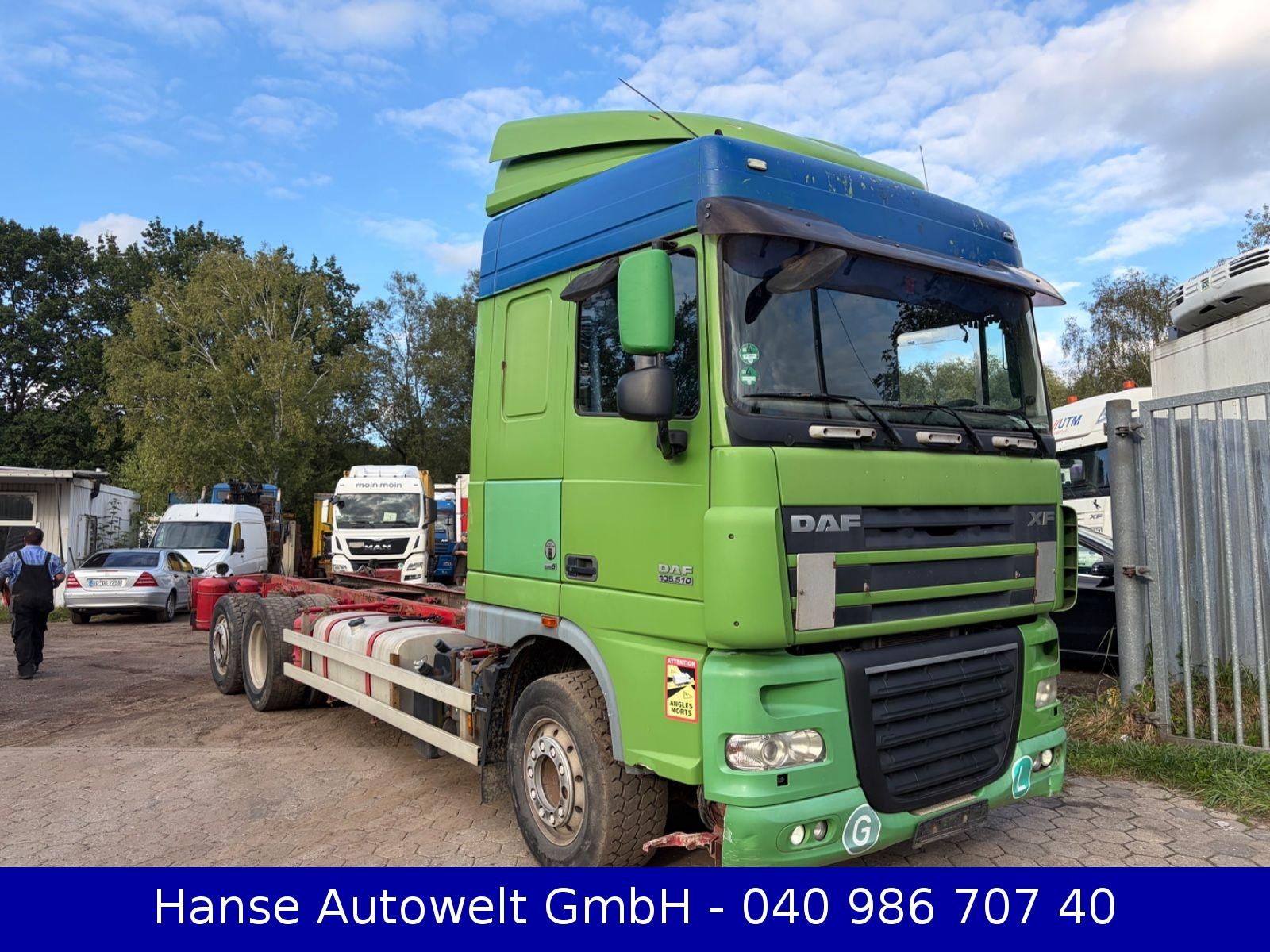 DAF XF105.510 Fahrgestell*German*Retarder*Schalt*6x2
