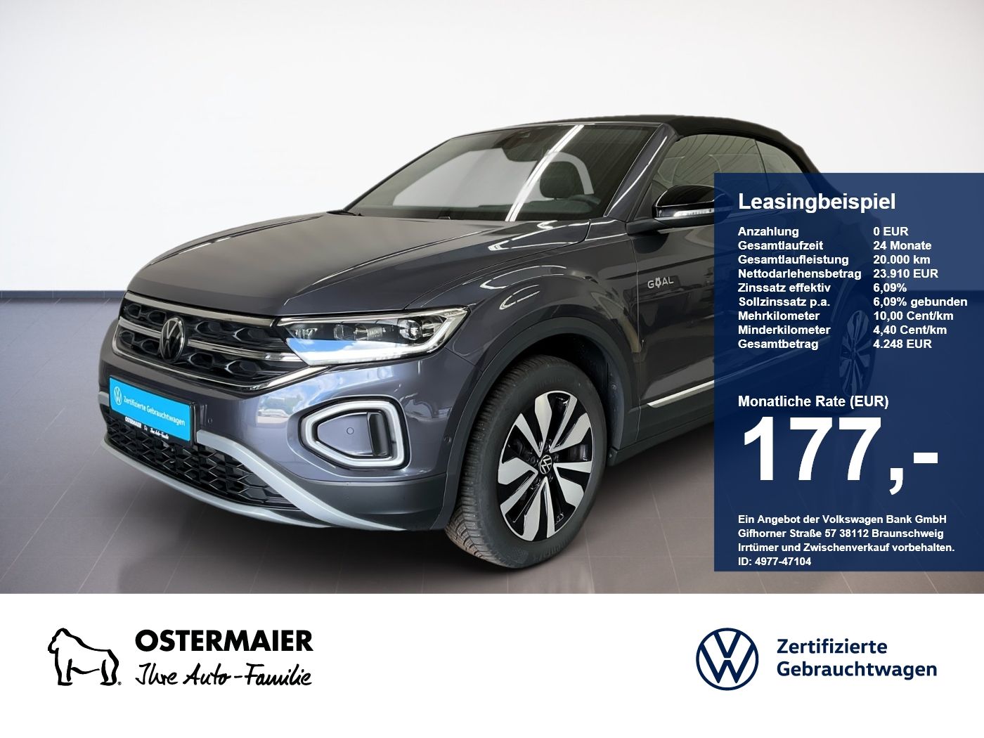 Volkswagen T-Roc Cabriolet GOAL 1.0TSI 116PS ACC.KAMERA.NAV