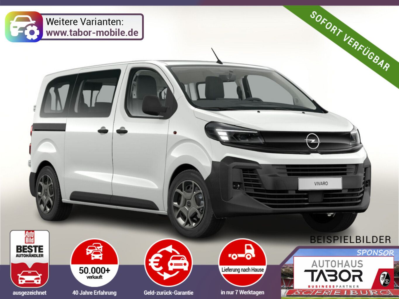 Opel Vivaro Kombi L 2.0 177AT8 9S Nav Klimaau VollLED