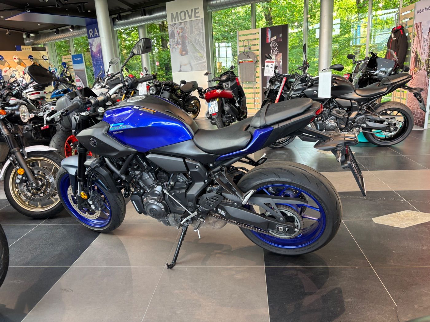 Fahrzeugabbildung Yamaha MT 07 Modell 2025
