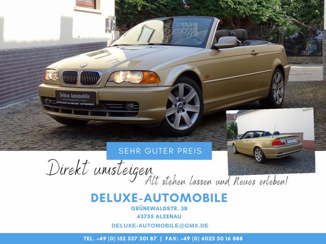 BMW 330 Ci Cabrio Aut. - Leder,Navi, Service nur BMW