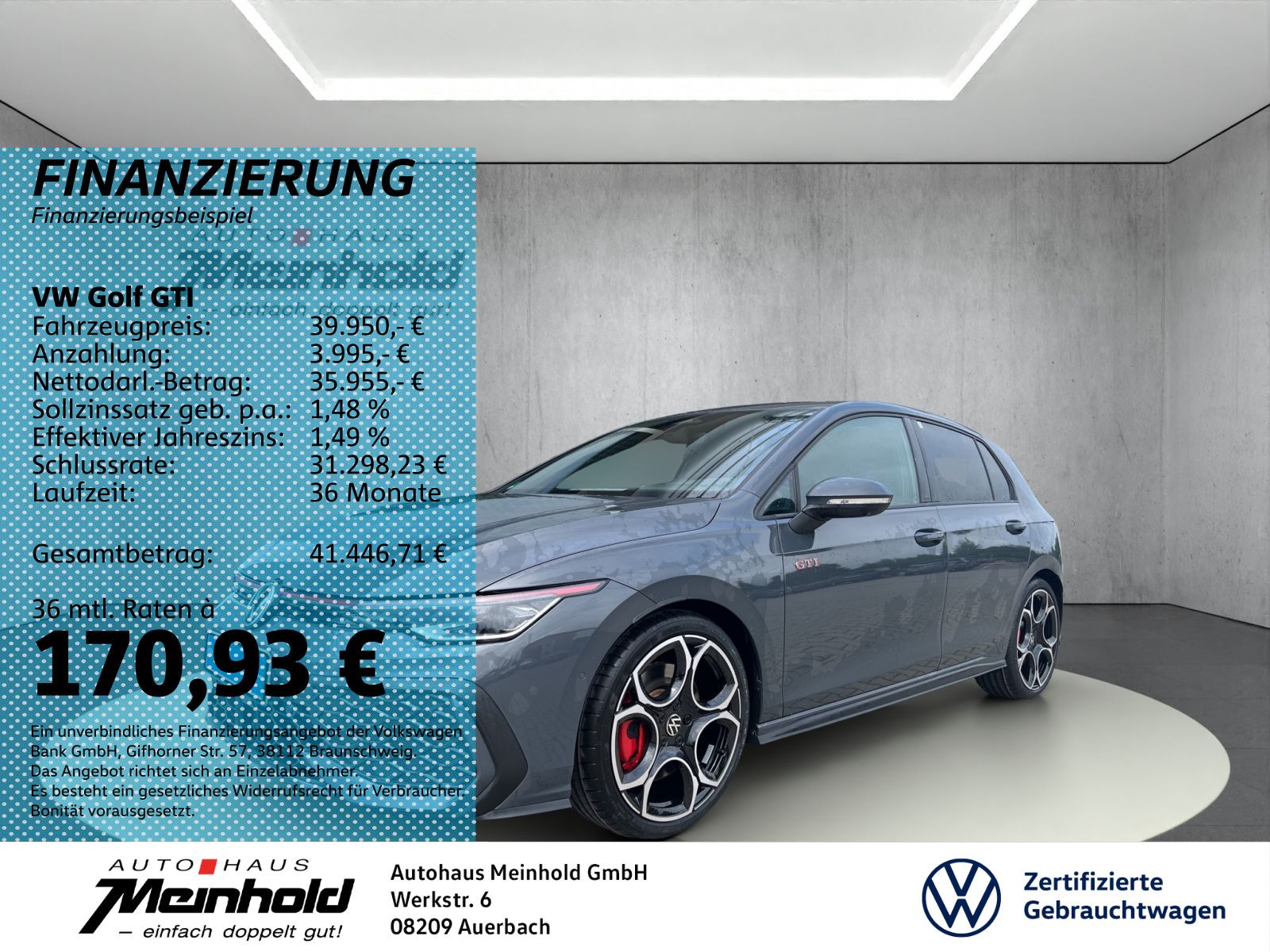 Volkswagen Golf GTI 2.0 TSI DSG, Standh., Area View, Alu 19