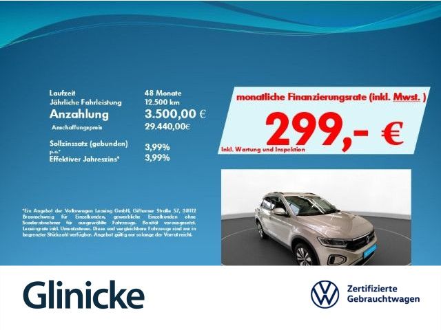 Volkswagen T-Roc 1.5 TSI Life StandH Navi AHK Klima PDC SiH