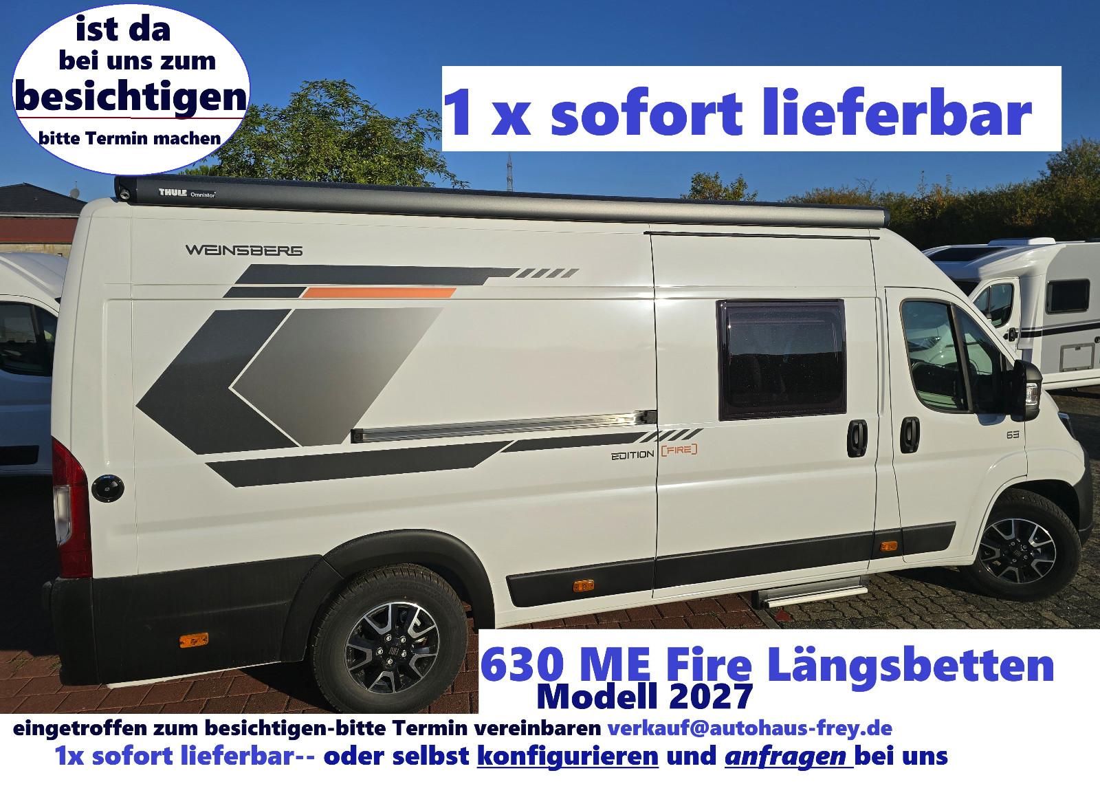 Weinsberg CaraBus 630 ME Edition Fire Mod27 eingetroffen !