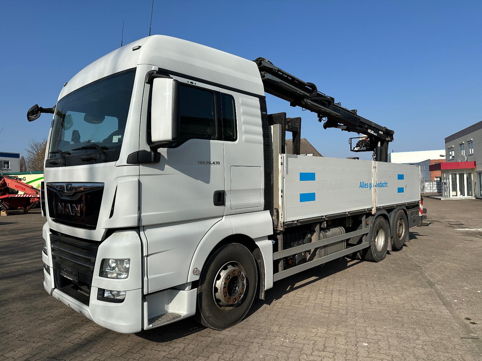 MAN TGX 26.470 6x2 Kran Atlas 165.2 Lenkachse