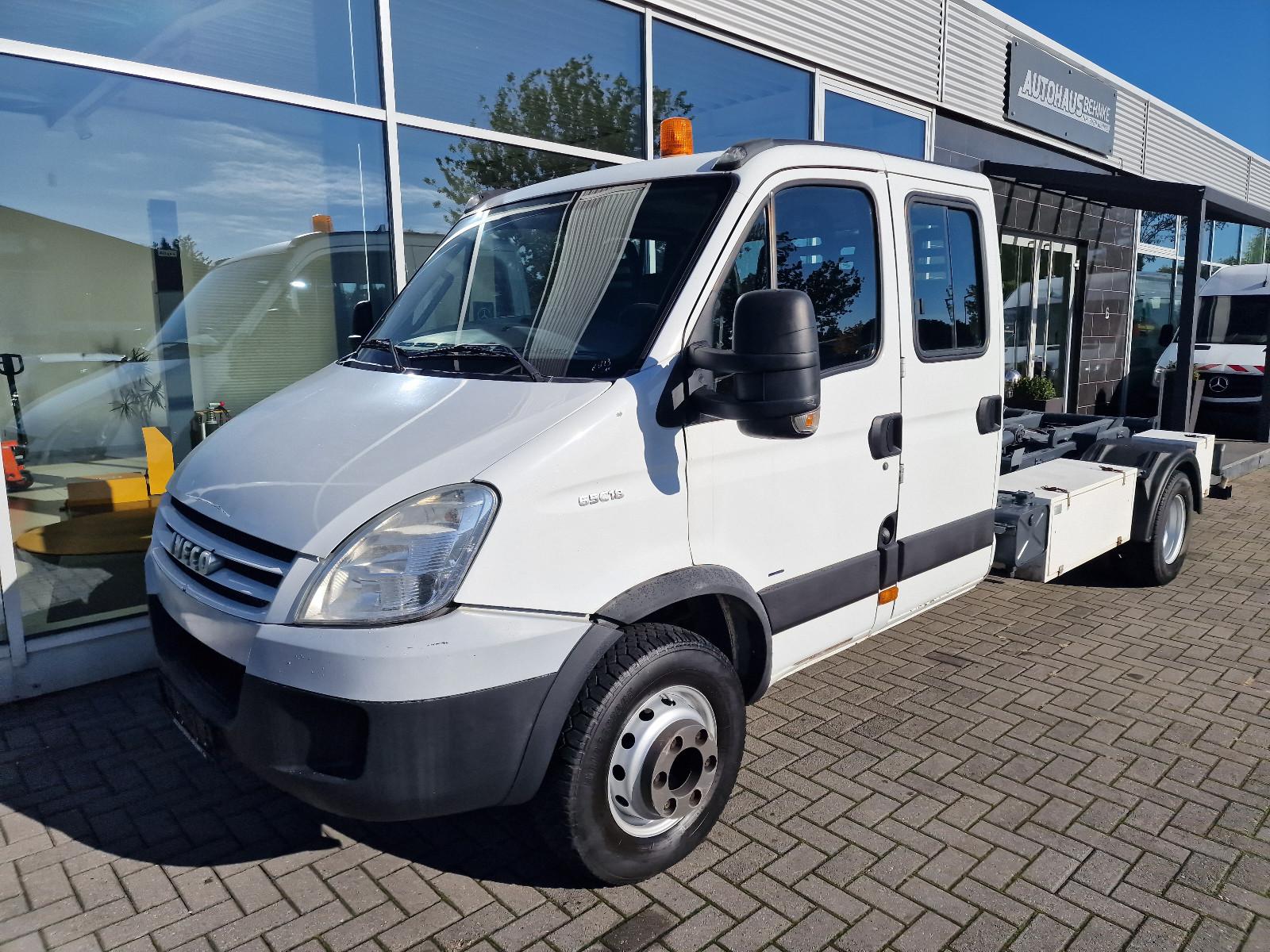 Iveco Daily 65 C 18 Doka 7 Sitzer Abroller 1 Hand /AHK