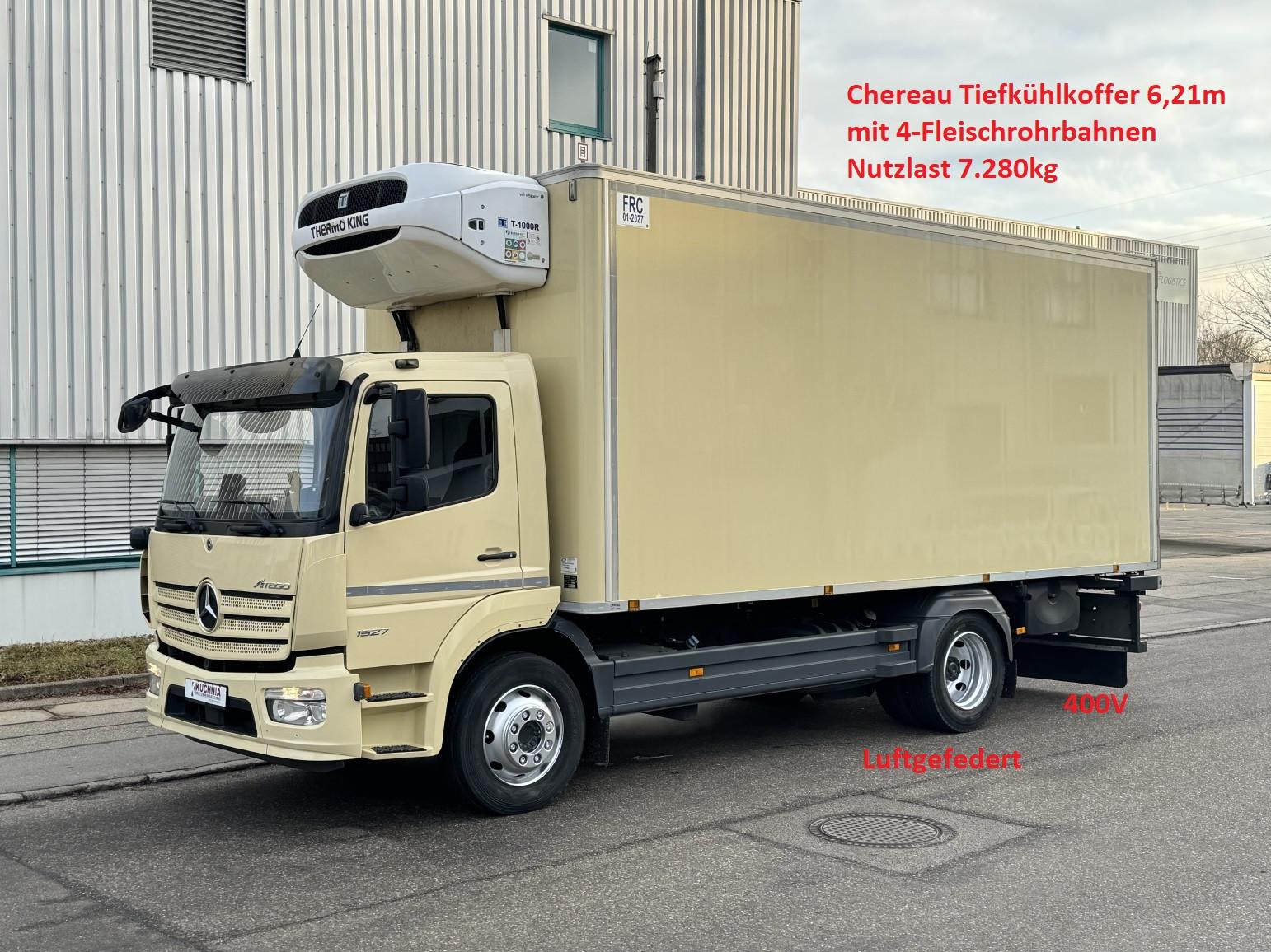 Mercedes-Benz Atego 1627L 4-Fleisch-Rohrbahnen TK T-1000R TOP