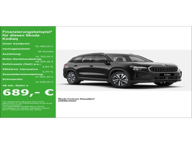 Skoda Kodiaq SELECTION 2.0 TDI DSG 4x4 AHK STANDHEIZUN