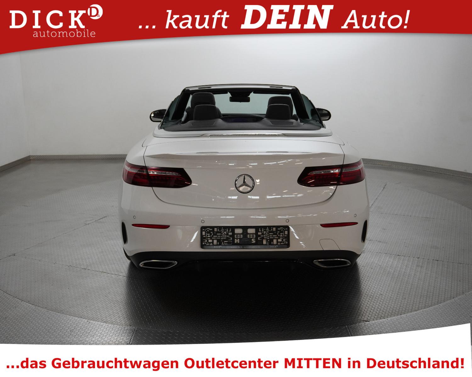 Mercedes-Benz E220d Cabrio 2X AMG NIGHT+WIDESC+STNDHZ+BURM+20"