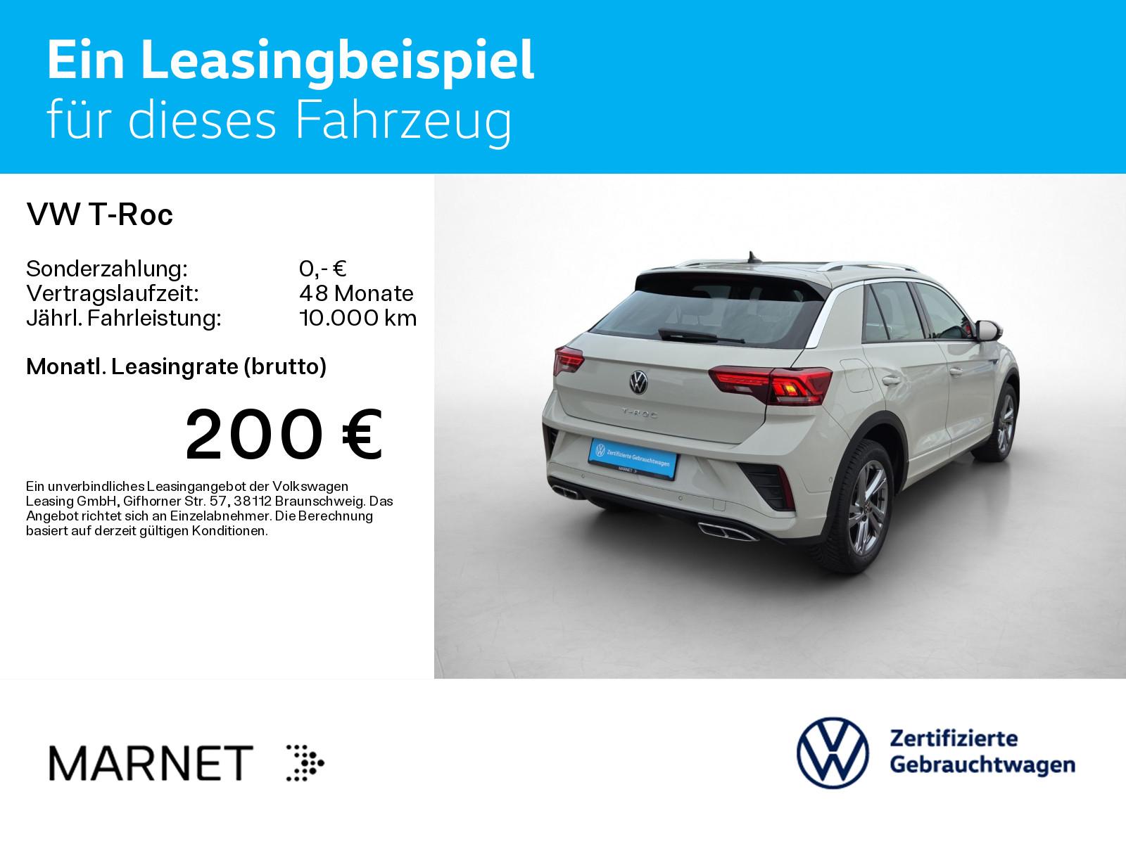 Volkswagen T-Roc 1.0 TSI R-Line *Navi*AHK*Kamera*LED+*SHZ*E, миниатюра 3