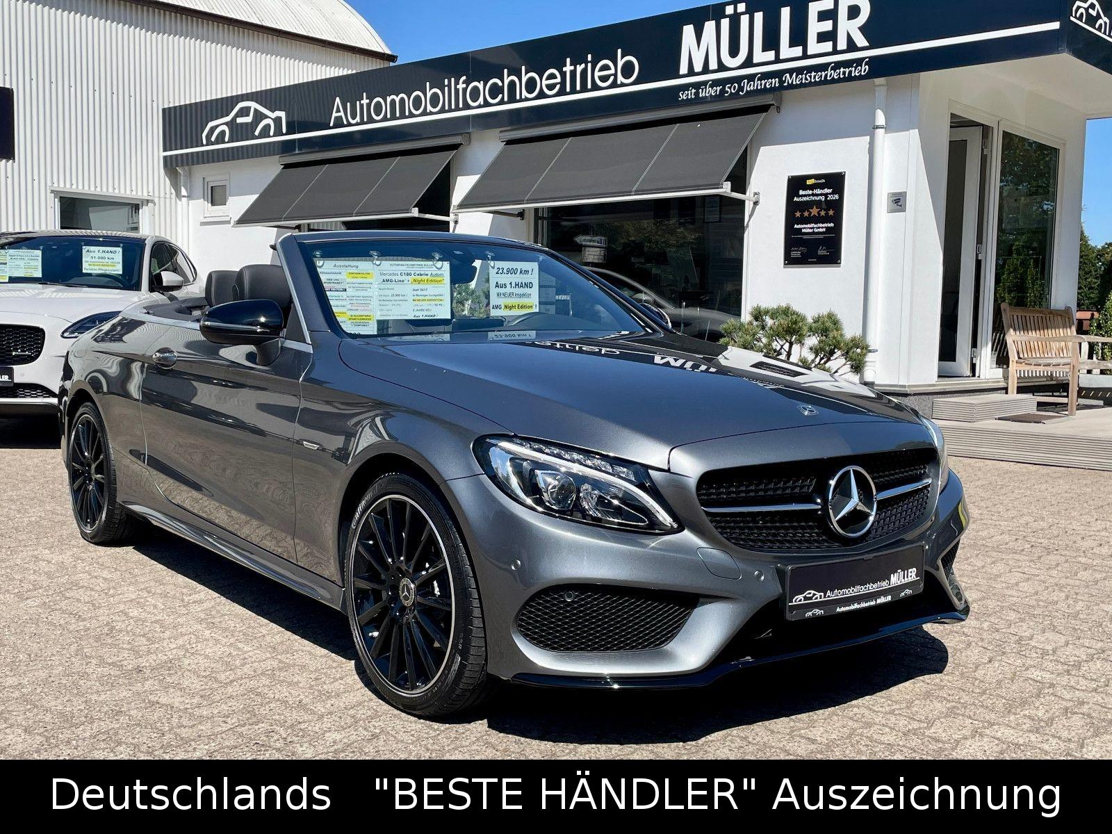 Mercedes-Benz C 180 Cabrio Aut.AMG-LINE"Night Edition"+PERFEKT