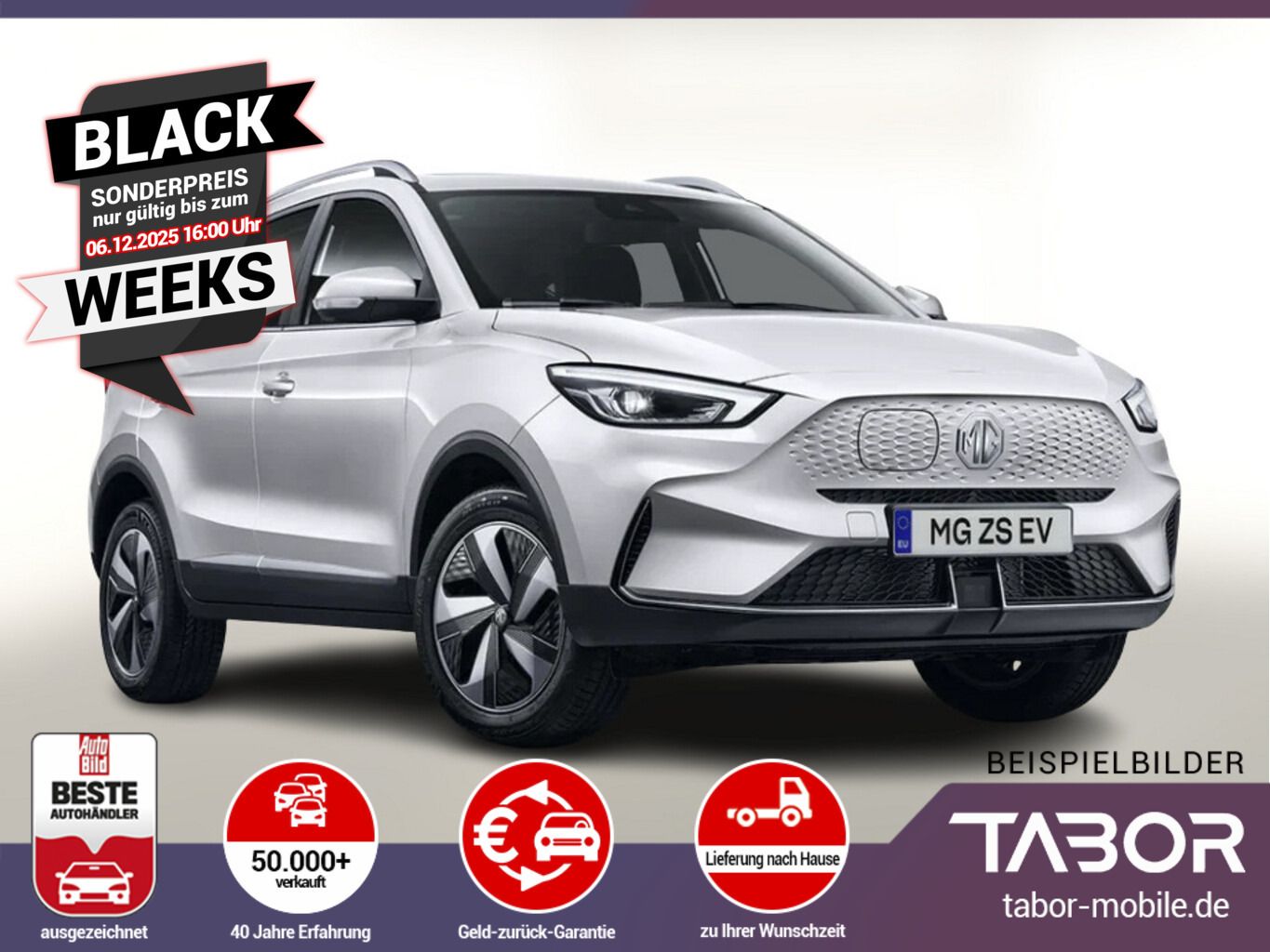 MG ZS EV 51kWh Luxury Pano LED Nav ACC UVP-41%*