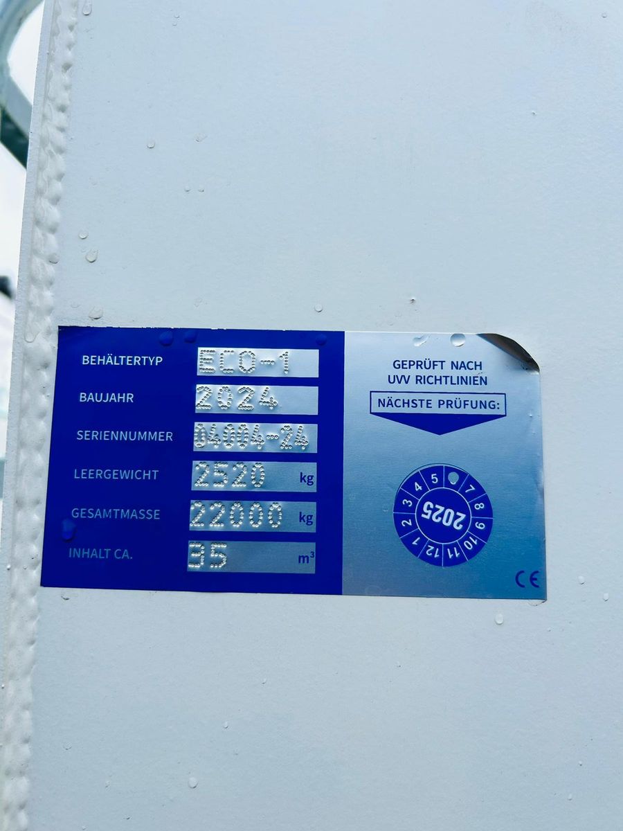 Fahrzeugabbildung Andere Abroll Container Schlammdicht 35m³