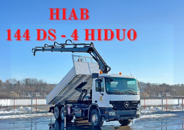 Mercedes-Benz ACTROS 2636 * HIAB 144 DS-4 HIDUO + FUNK/6x4