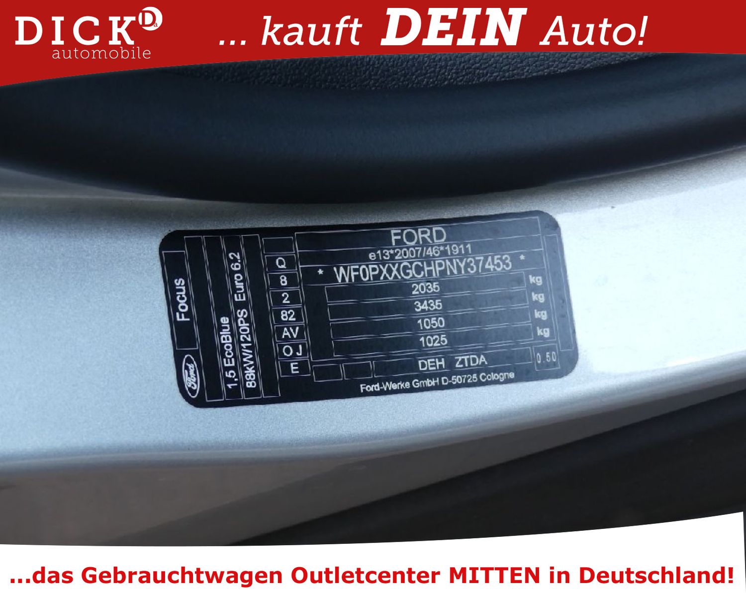 Fahrzeugabbildung Ford Focus T C&C 1.5EB Aut. AHK/LED/NAVI/PDC+/RFK/8Fa