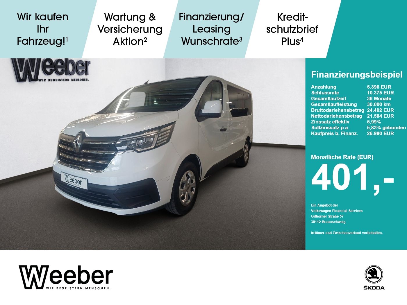 Renault Trafic Combi Life *AHK*KAMERA*LED*PDC*9 SITZE*