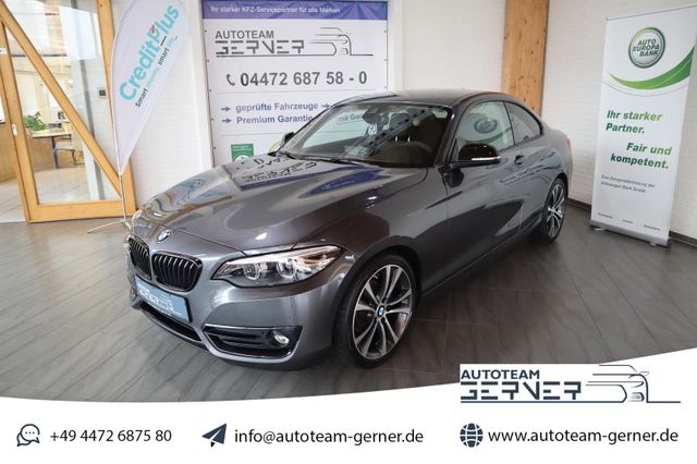 BMW 218d Sport Line Navi AHK Xenon Teilleder