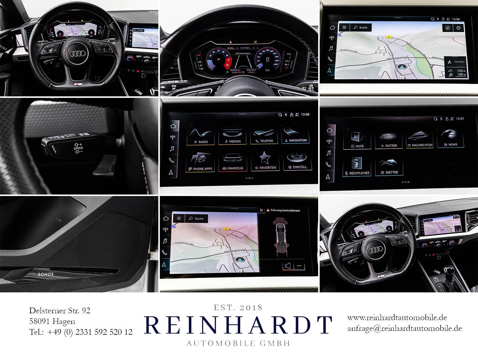 Audi A1 SPORTBACK 30TFSi 2x S LINE BLACK LED/SONOS, миниатюра 20