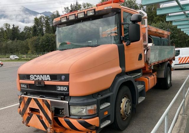 Scania T 114 GB 380 Torpedo Haube/Winter/2 x Schild