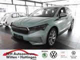 Skoda Enyaq iV 80 Suite WÄRMEPUMPE AHK DCC MATRIX-LED  - silberne Skoda Enyaq