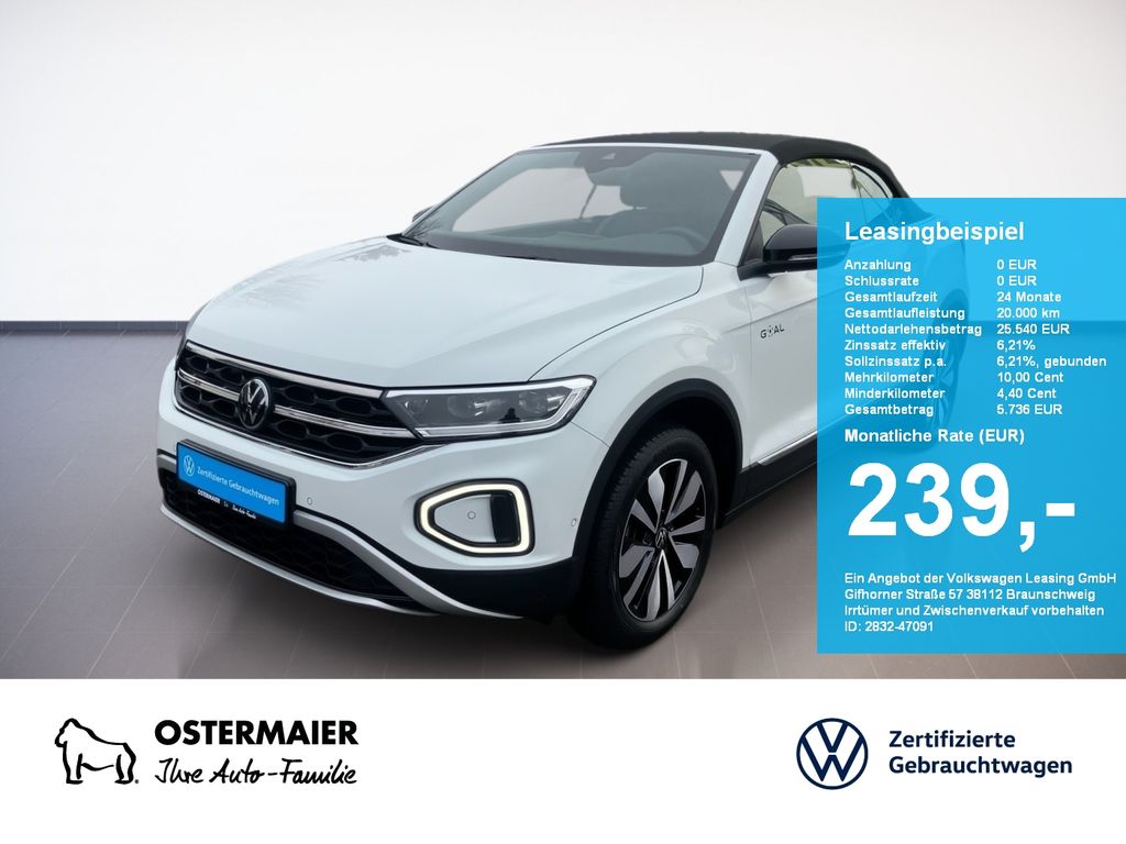 T-Roc Cabriolet GOAL 1.0TSI 116PS ACC.KAMERA.NAV